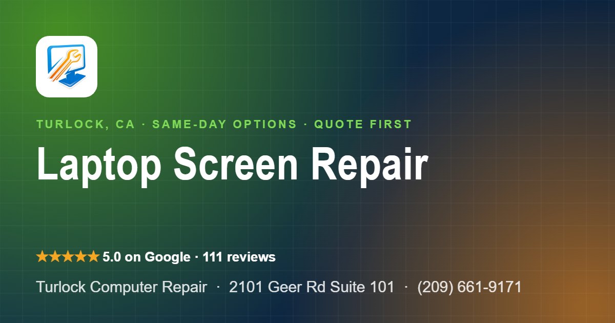Laptop screen repair Turlock – Turlock Computer Repair