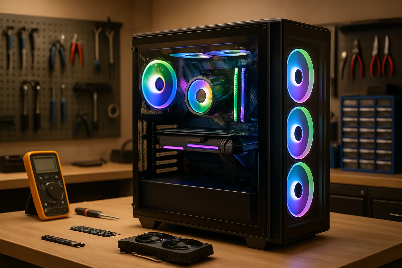 Gaming desktop computer